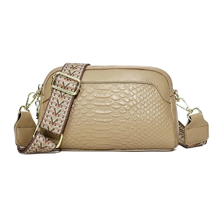 Greta™ - Umhängetasche aus Leder mit Alligatormuster