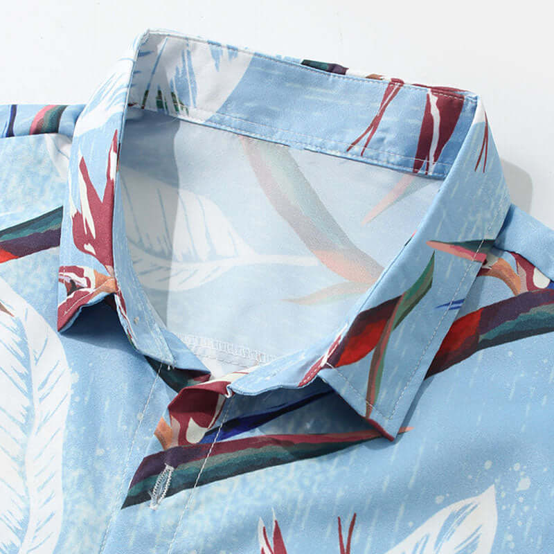 Blumen Kurzarmhemd Herren - Sommerliches Design