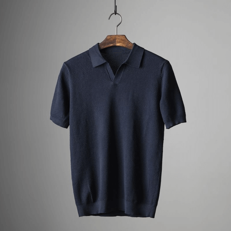 Luxuriöses Poloshirt aus Peruanischer Baumwolle