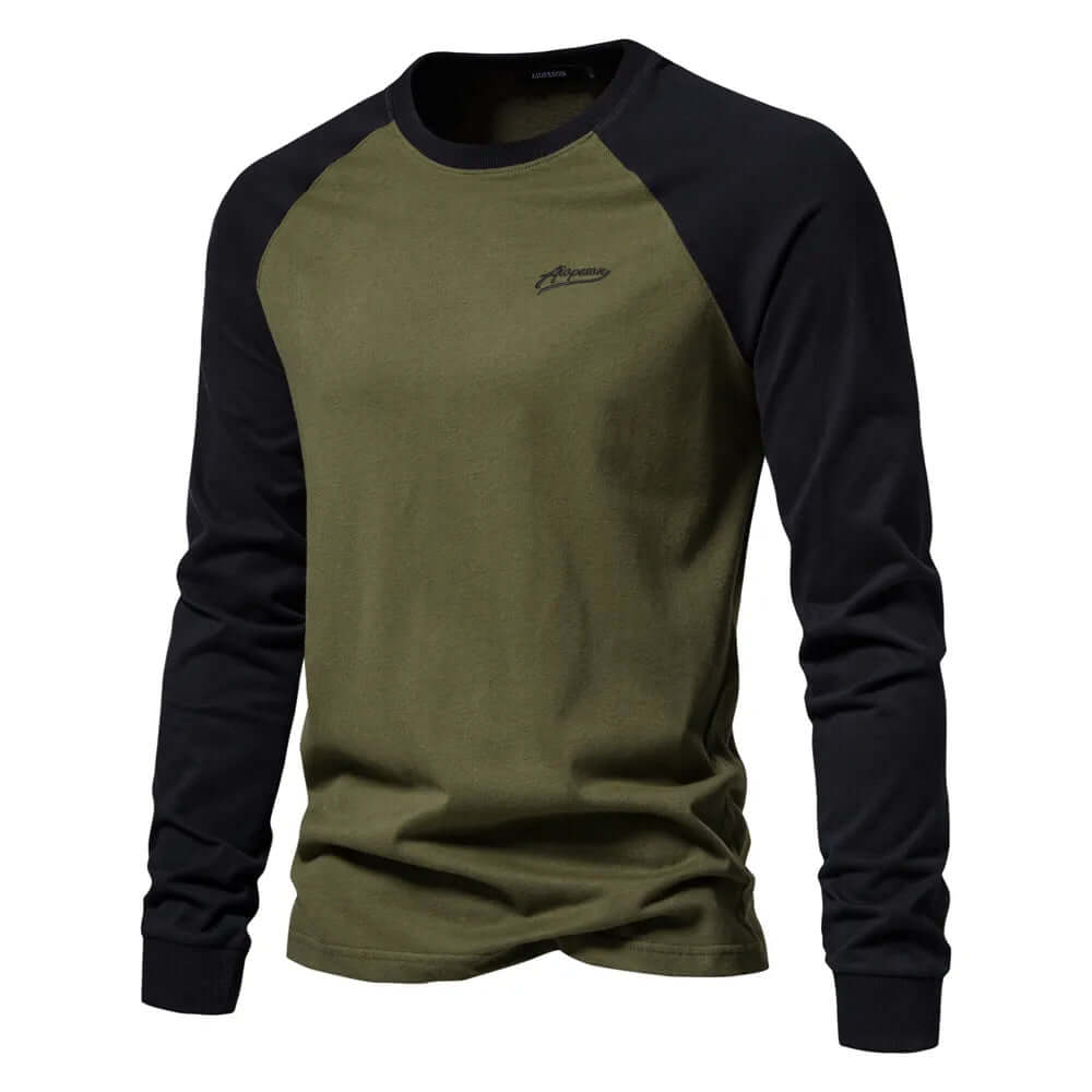 Herren Herbst Patchwork Hemd