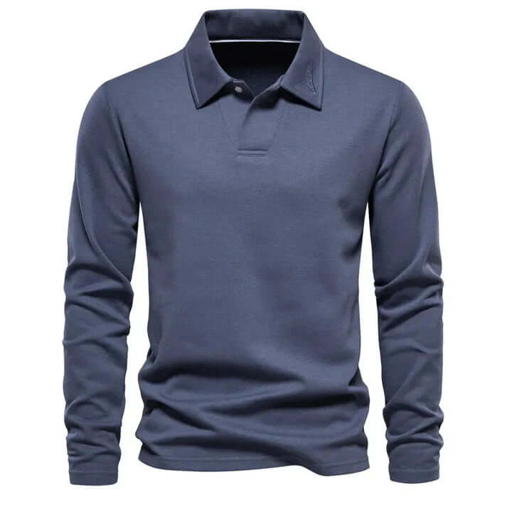 Herren Langarm Polohemd - Klassisch & Komfortabel