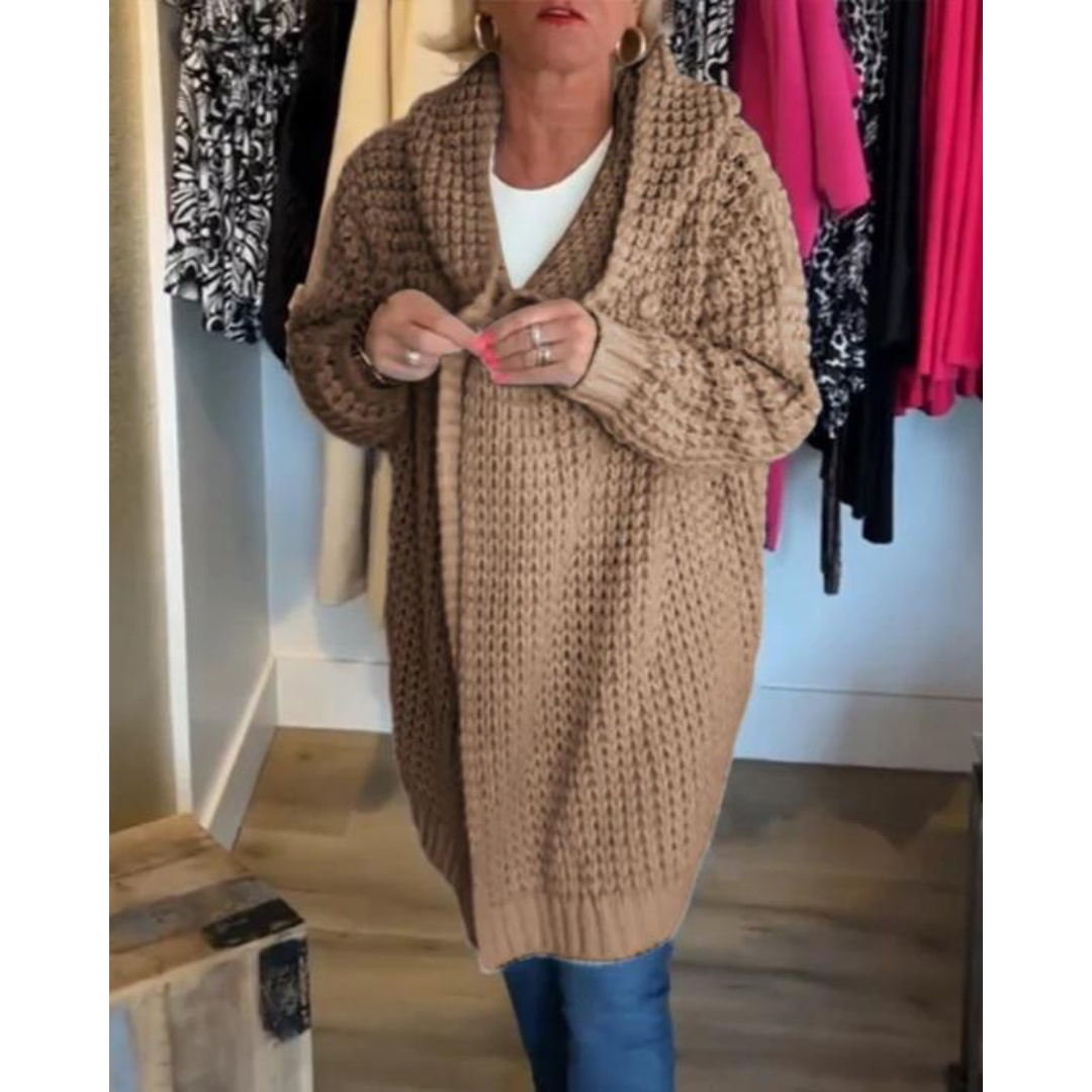 Kunigunde | Damen Lange Strickjacke | Winter
