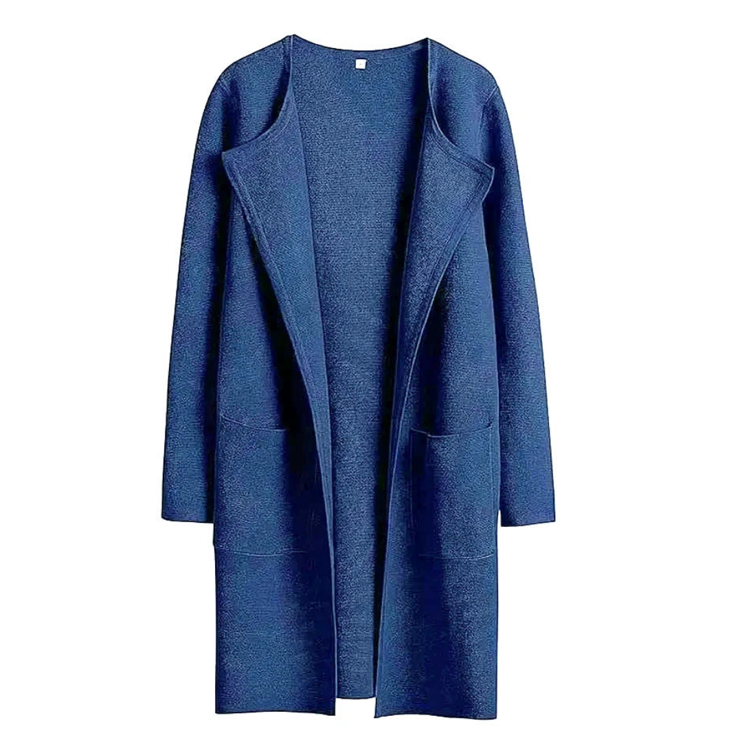 Rhea | Damen Lange Strickjacke | Elegante