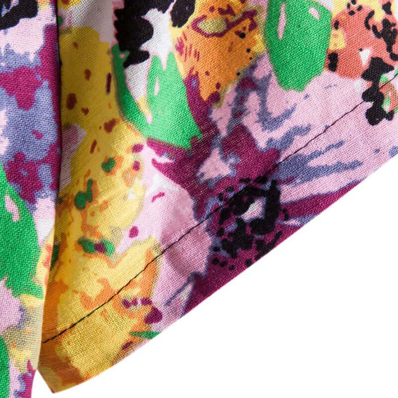 Blumen Kurzarmhemd Herren: Sommerlich & Stylish