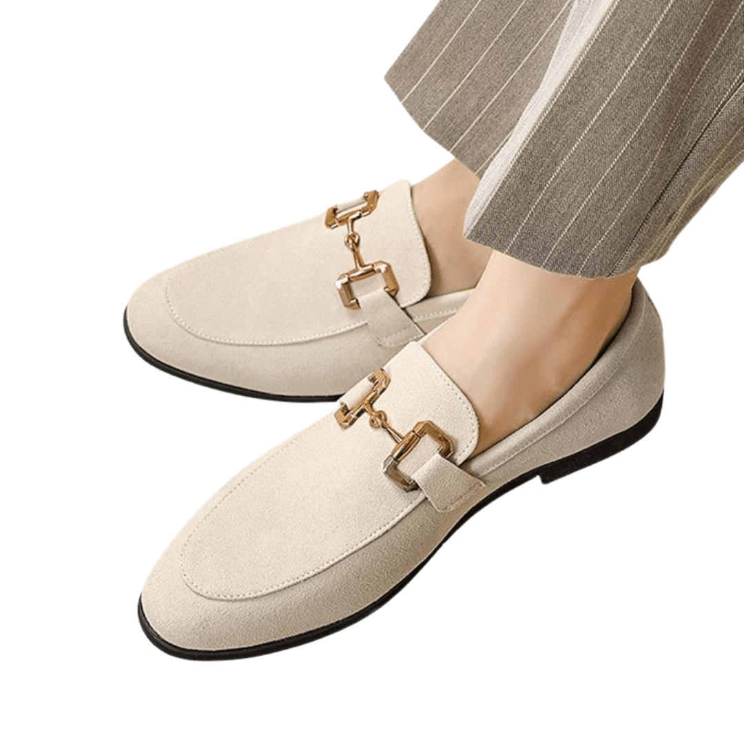 Luxuriöse Herren Wildleder Slipper