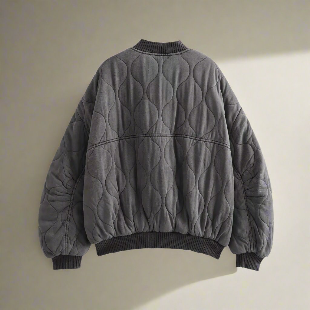 Gemütliche Baseballjacke aus Baumwolle für Frauen