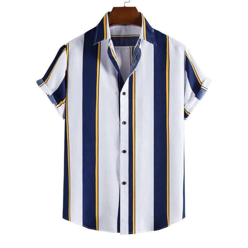 Herren Retro Freizeithemd im 50er Jahre Stil