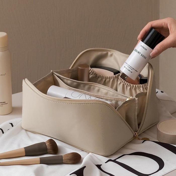 Reise-Kosmetiktasche mit großem Fassungsvermögen