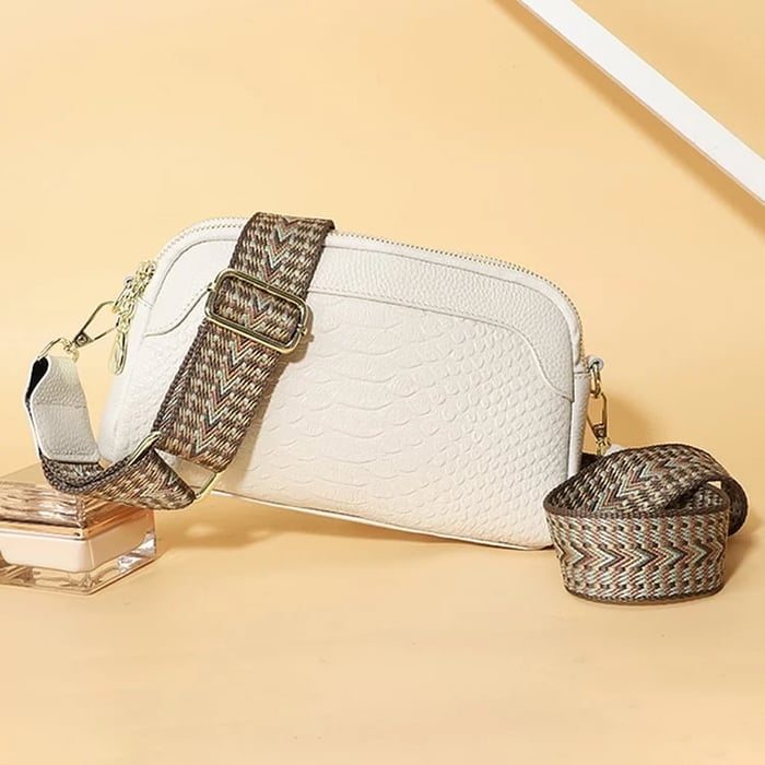 Greta™ - Umhängetasche aus Leder mit Alligatormuster
