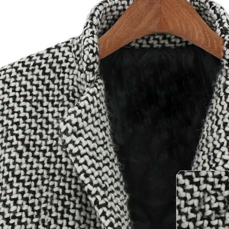 Eleganter Langer Damen-Wollmantel