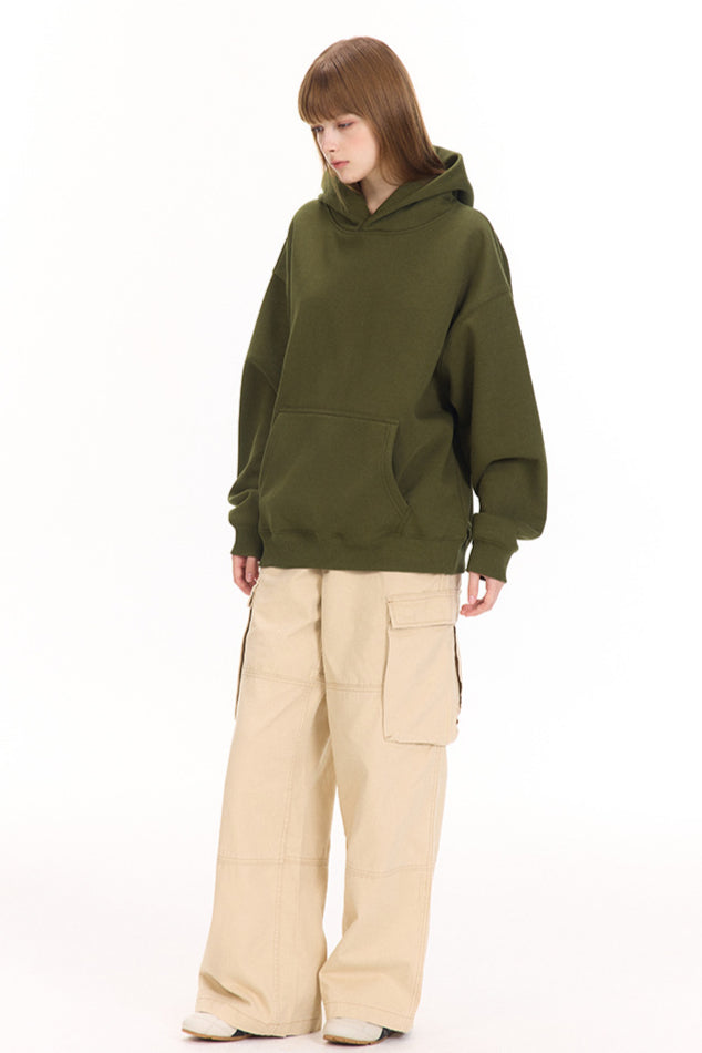 Lässiger, warmer, übergroßer Hoodie