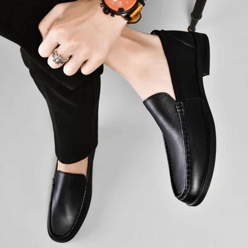 Luxuriöse Loafer aus Italienischem Leder