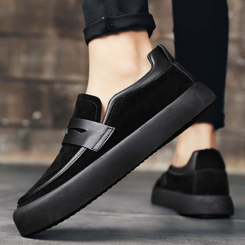 Herren Wildleder Slipper - Komfortabel & Elegant