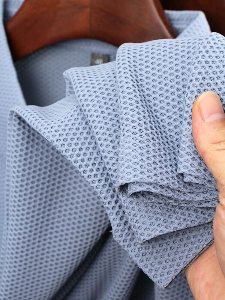 Herren Poloshirt, Eisseide, Modern Fit