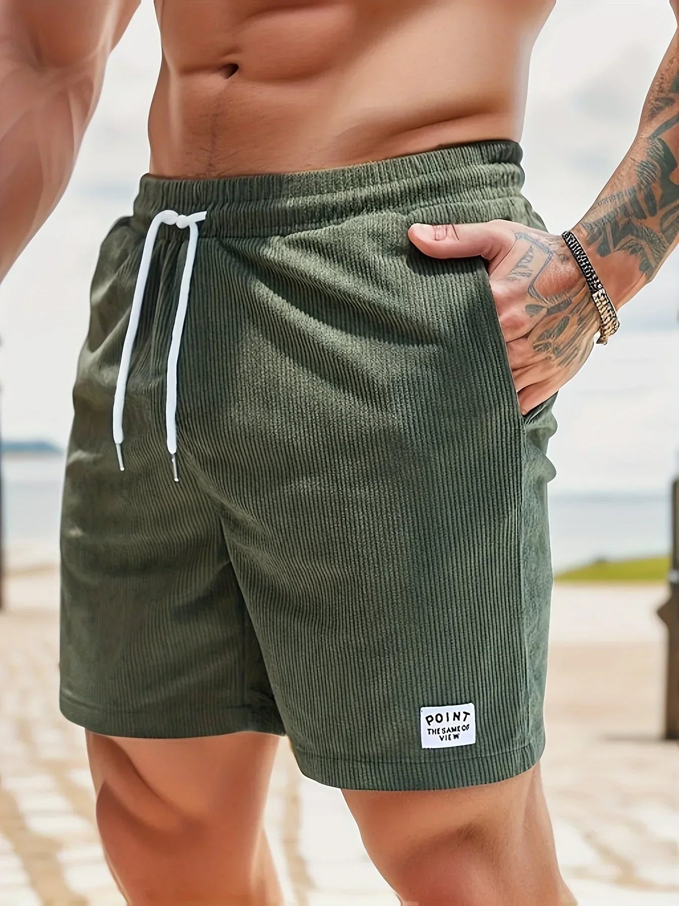 Gestreifte Shorts Herren Sommer leicht stilvoll – Calvoro
