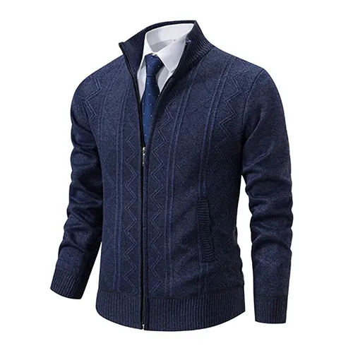Fintan | Herren Strick Strickjacke | Reißverschluss