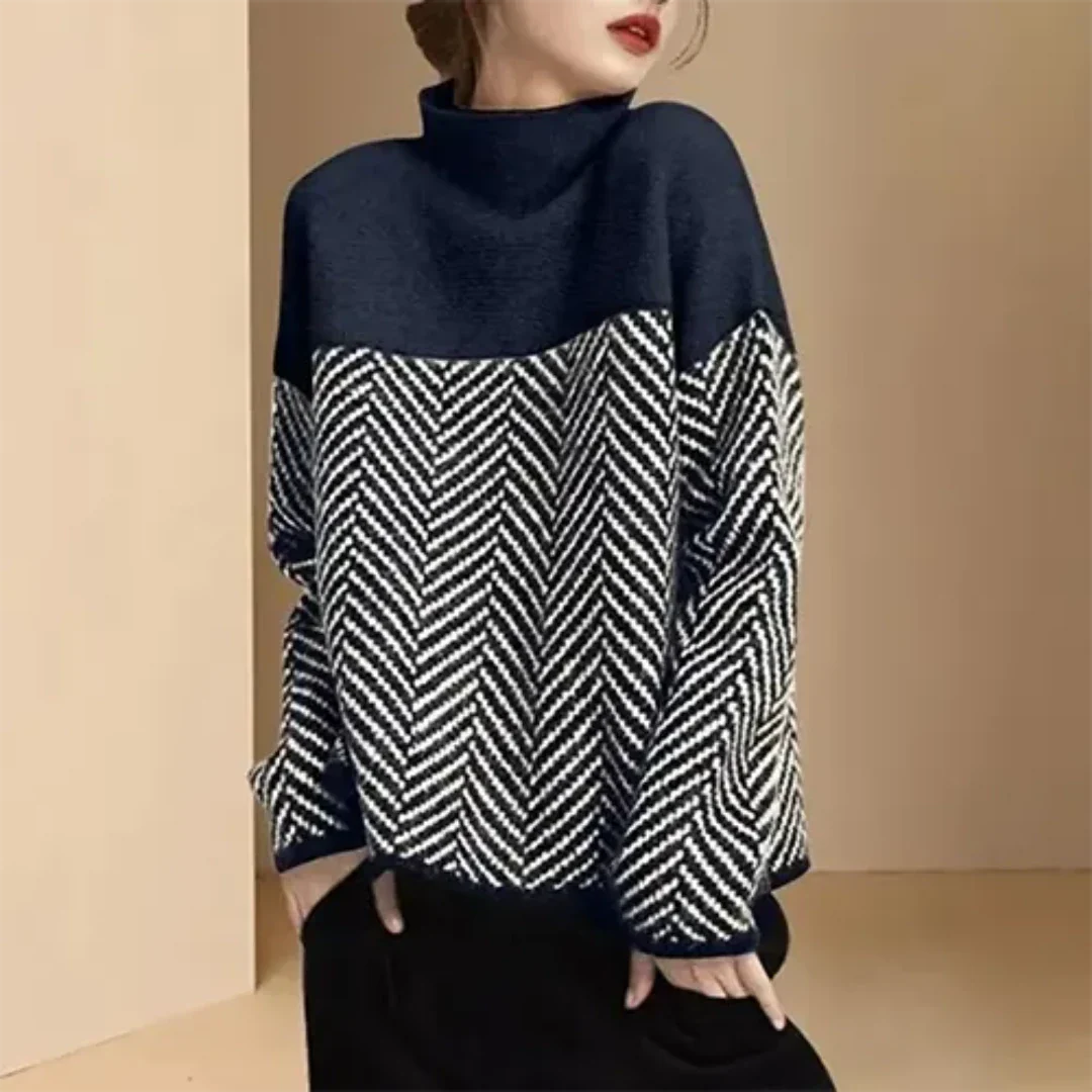 Allysona | Damen Strick Rollkragen Pullover | Winter
