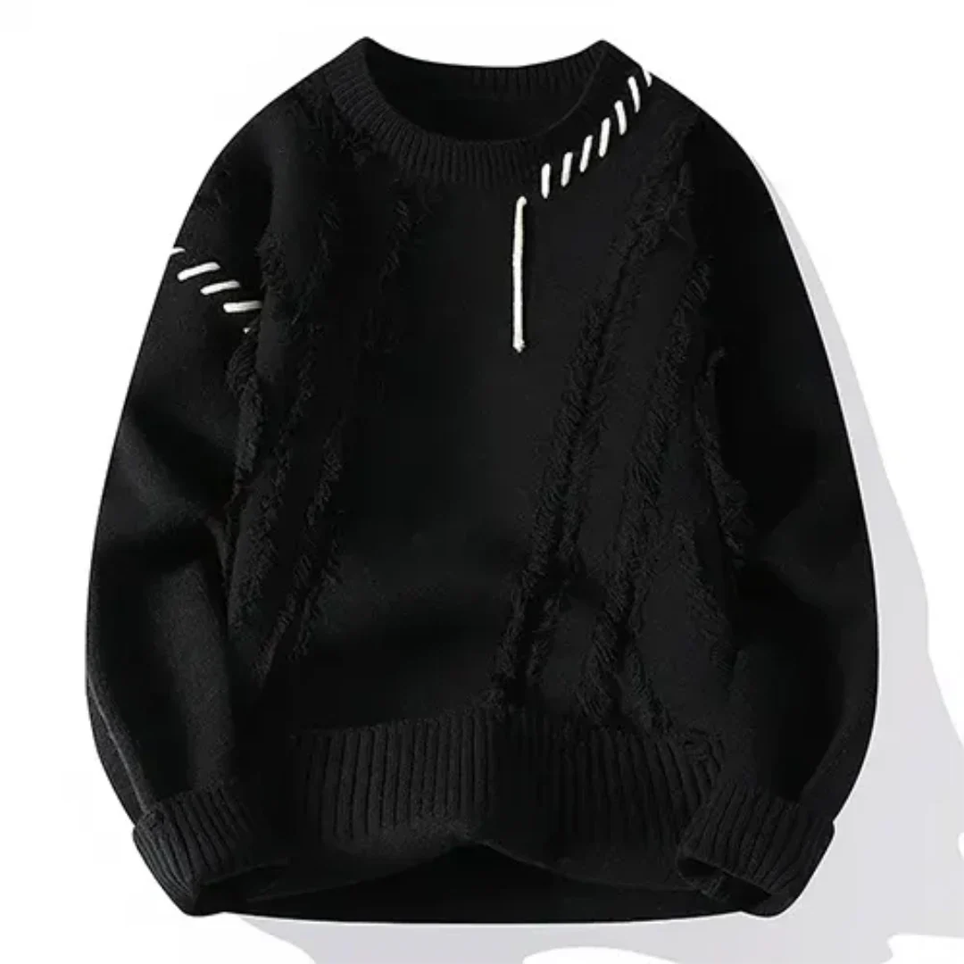 Axtonim | Herren Langarm Winter Pullover | Warme