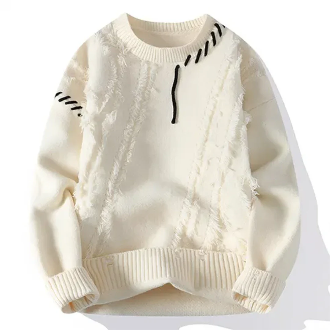 Axtonim | Herren Langarm Winter Pullover | Warme