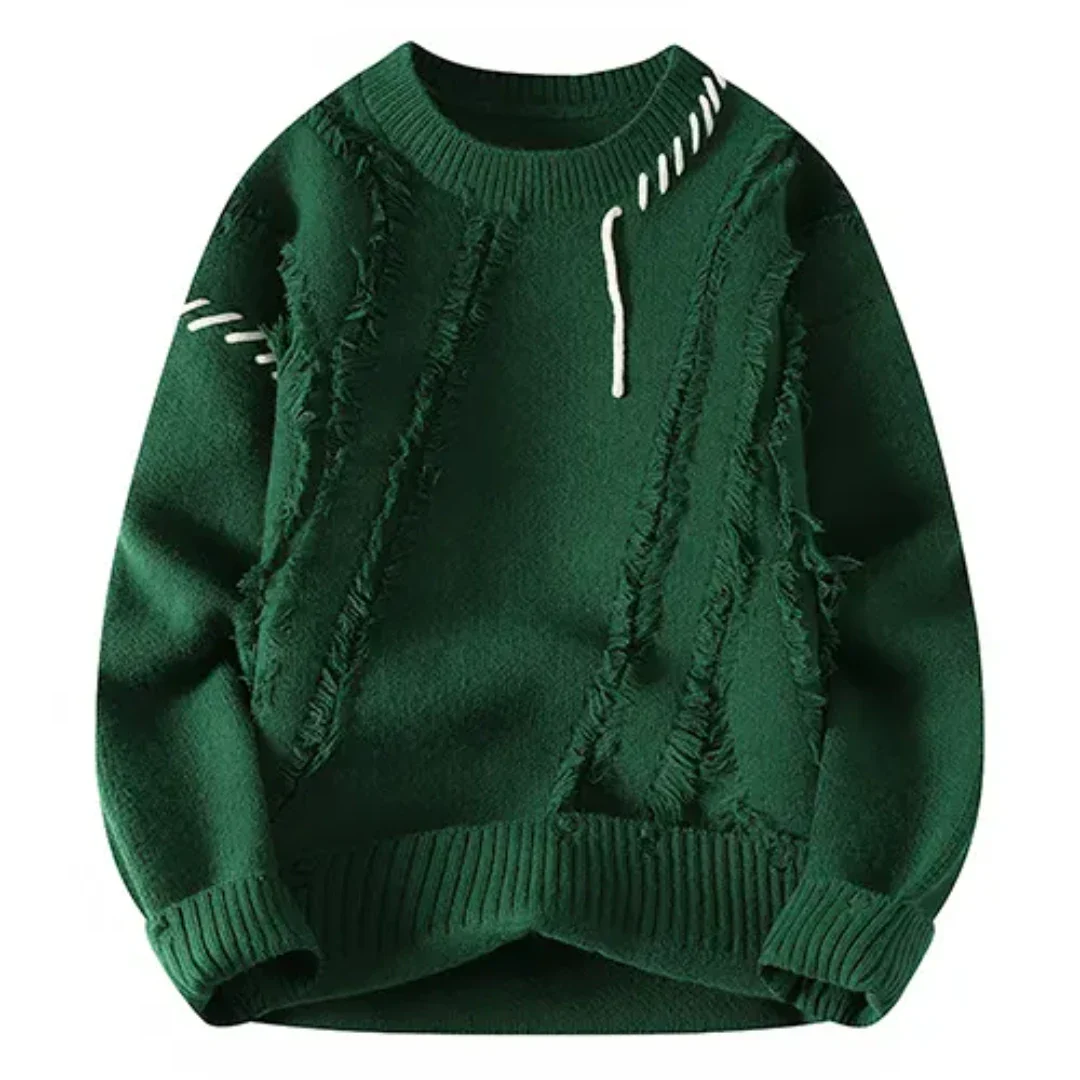 Axtonim | Herren Langarm Winter Pullover | Warme