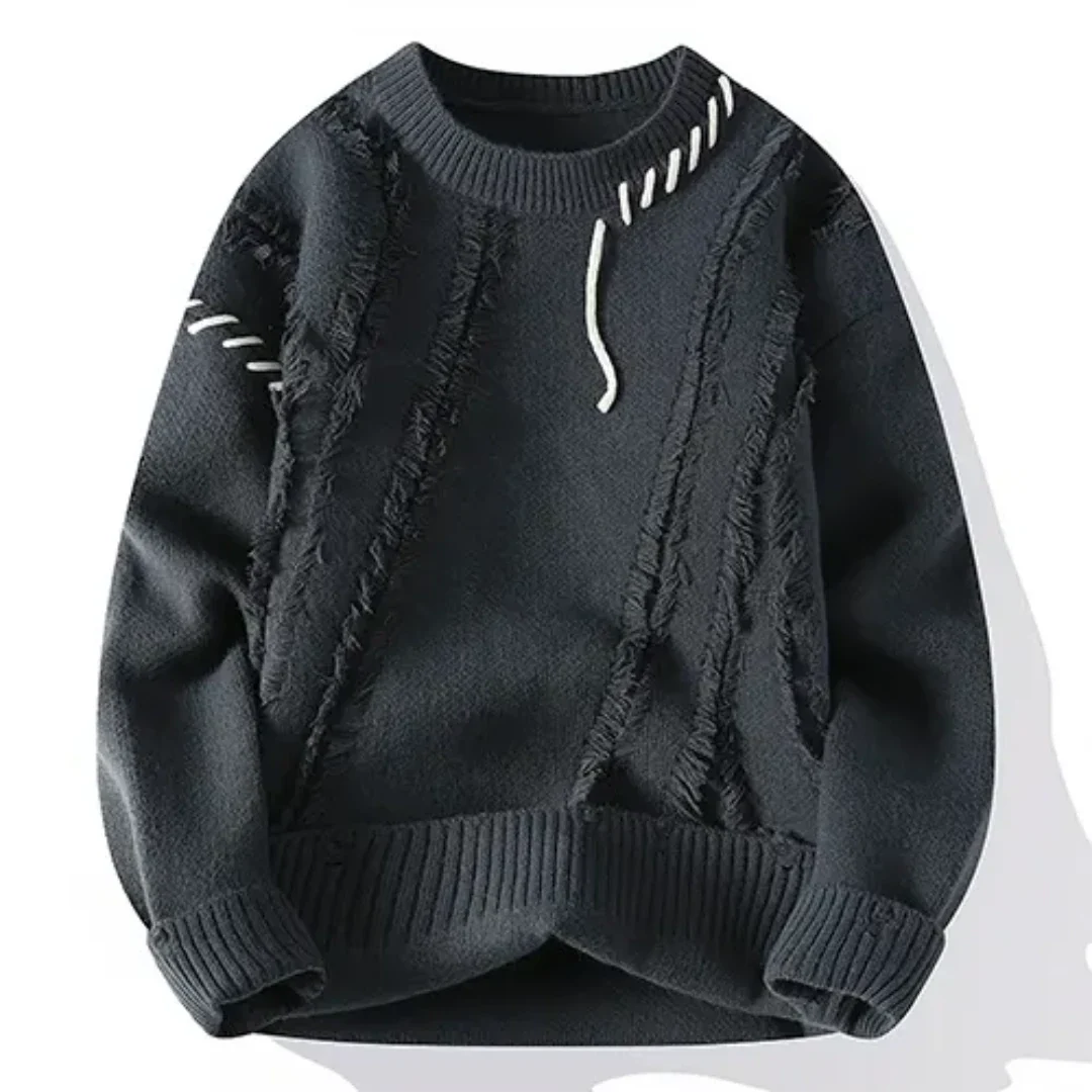 Axtonim | Herren Langarm Winter Pullover | Warme