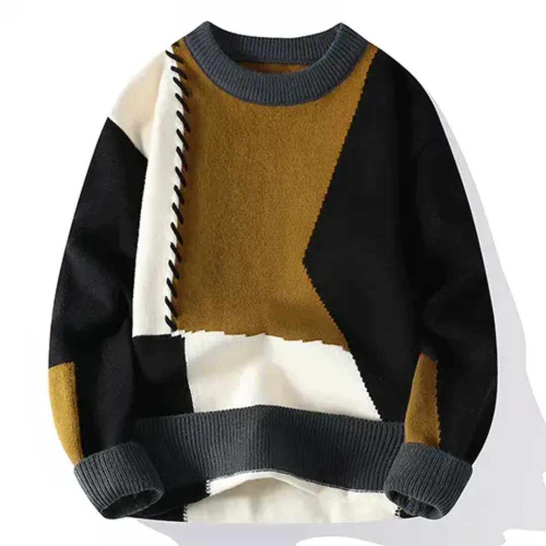 Axtonim | Herren Langarm Winter Pullover | Warme