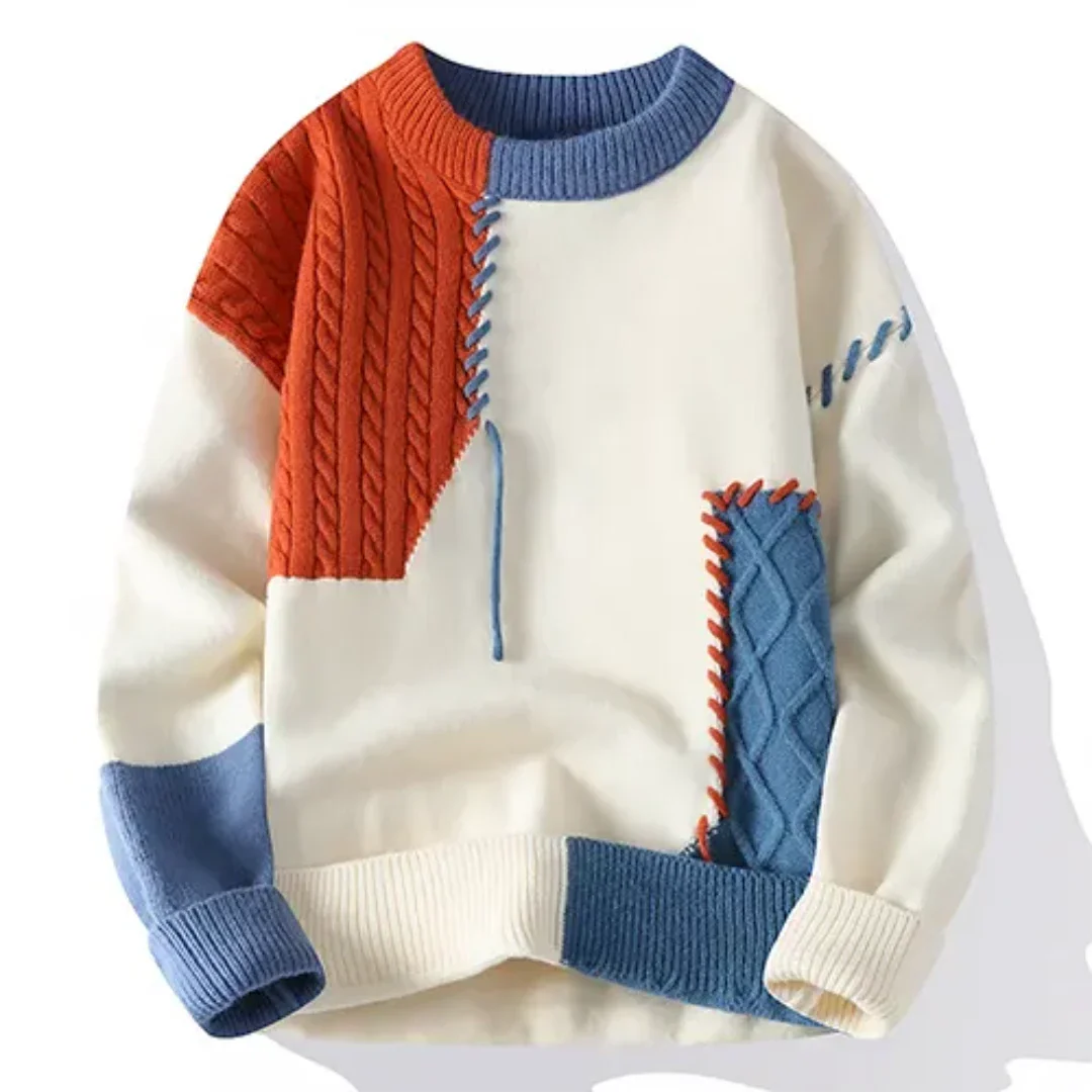 Axtonim | Herren Langarm Winter Pullover | Warme