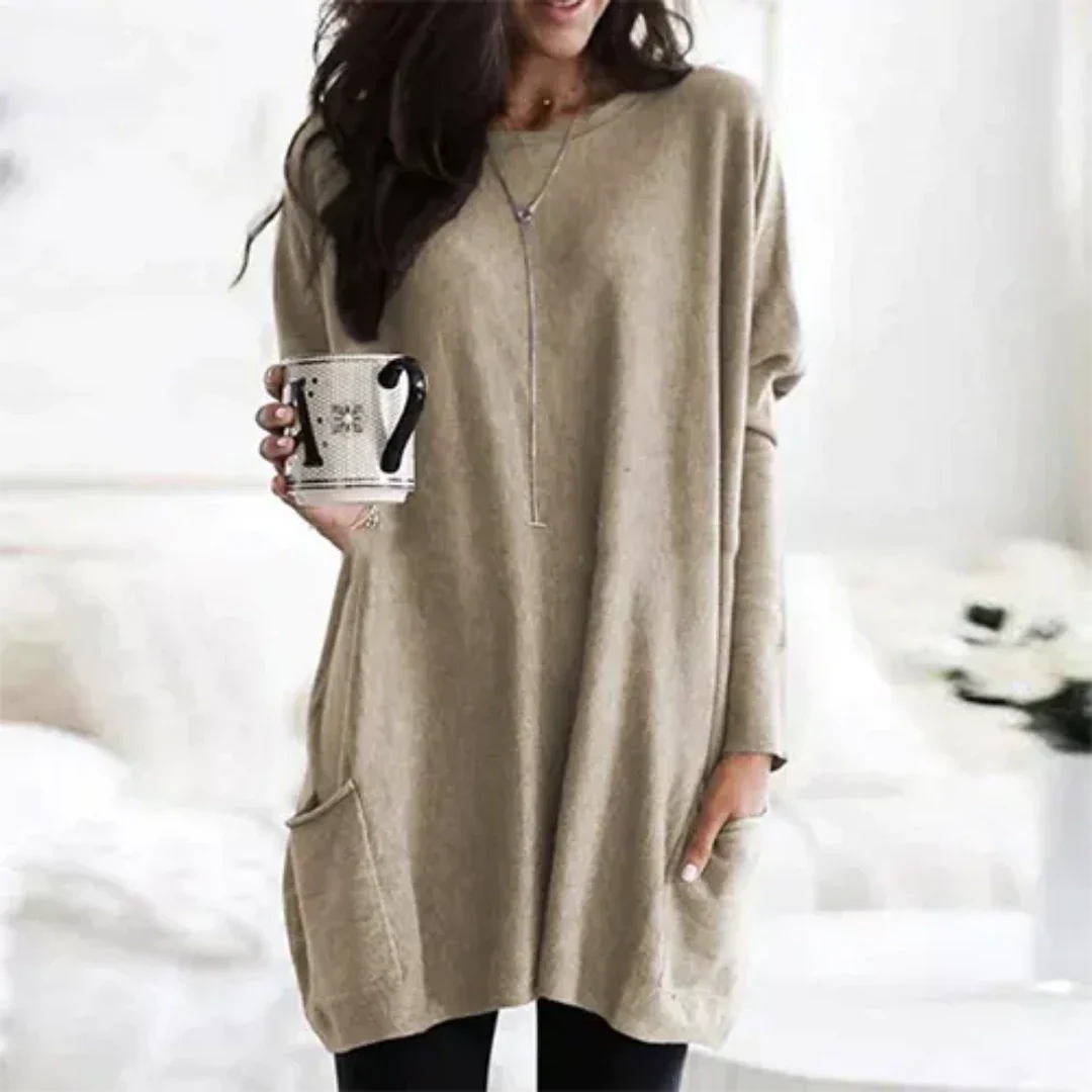 Aylen | Damen Lange Pullover | Warme