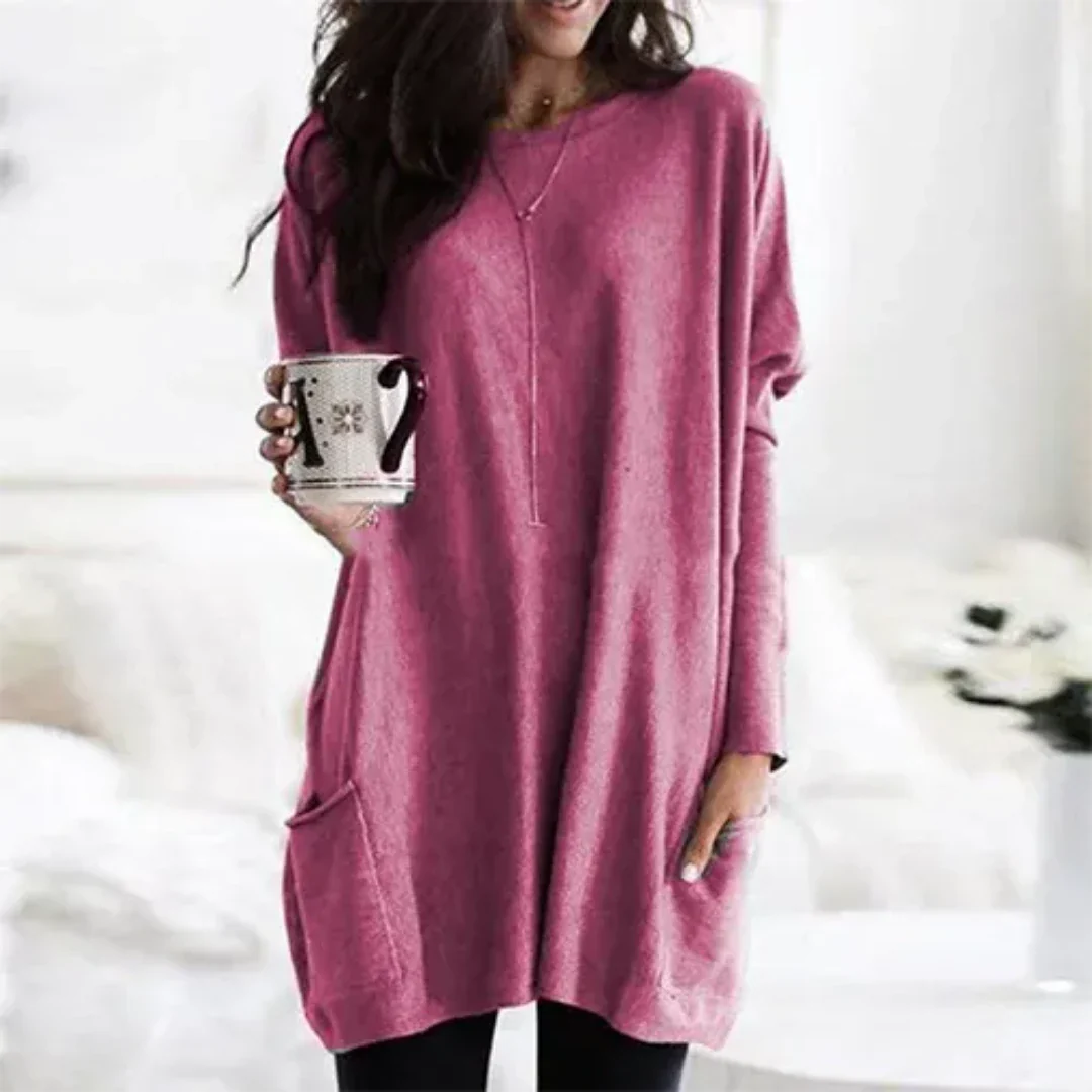 Aylen | Damen Lange Pullover | Warme