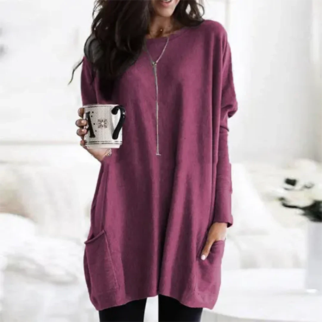 Aylen | Damen Lange Pullover | Warme