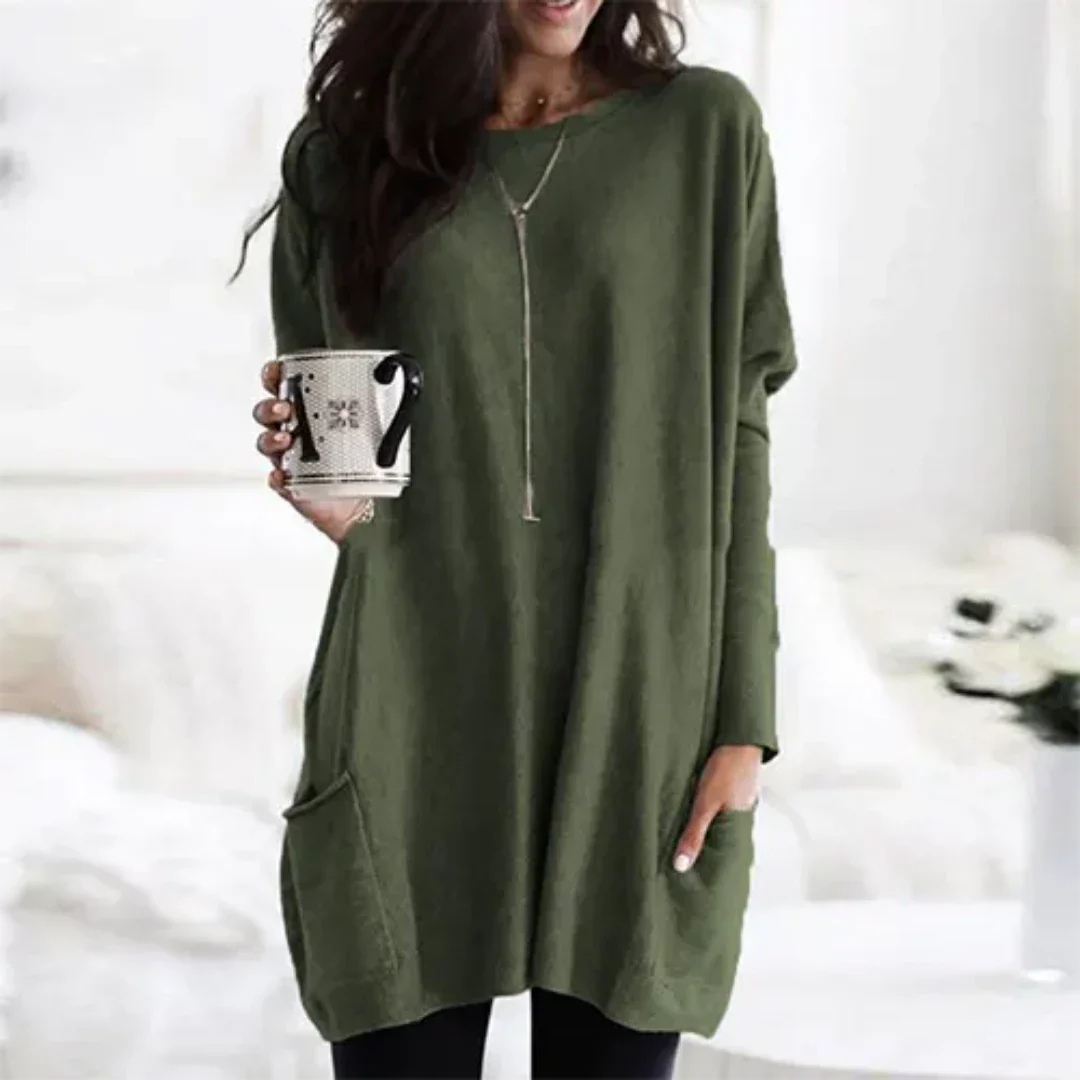 Aylen | Damen Lange Pullover | Warme