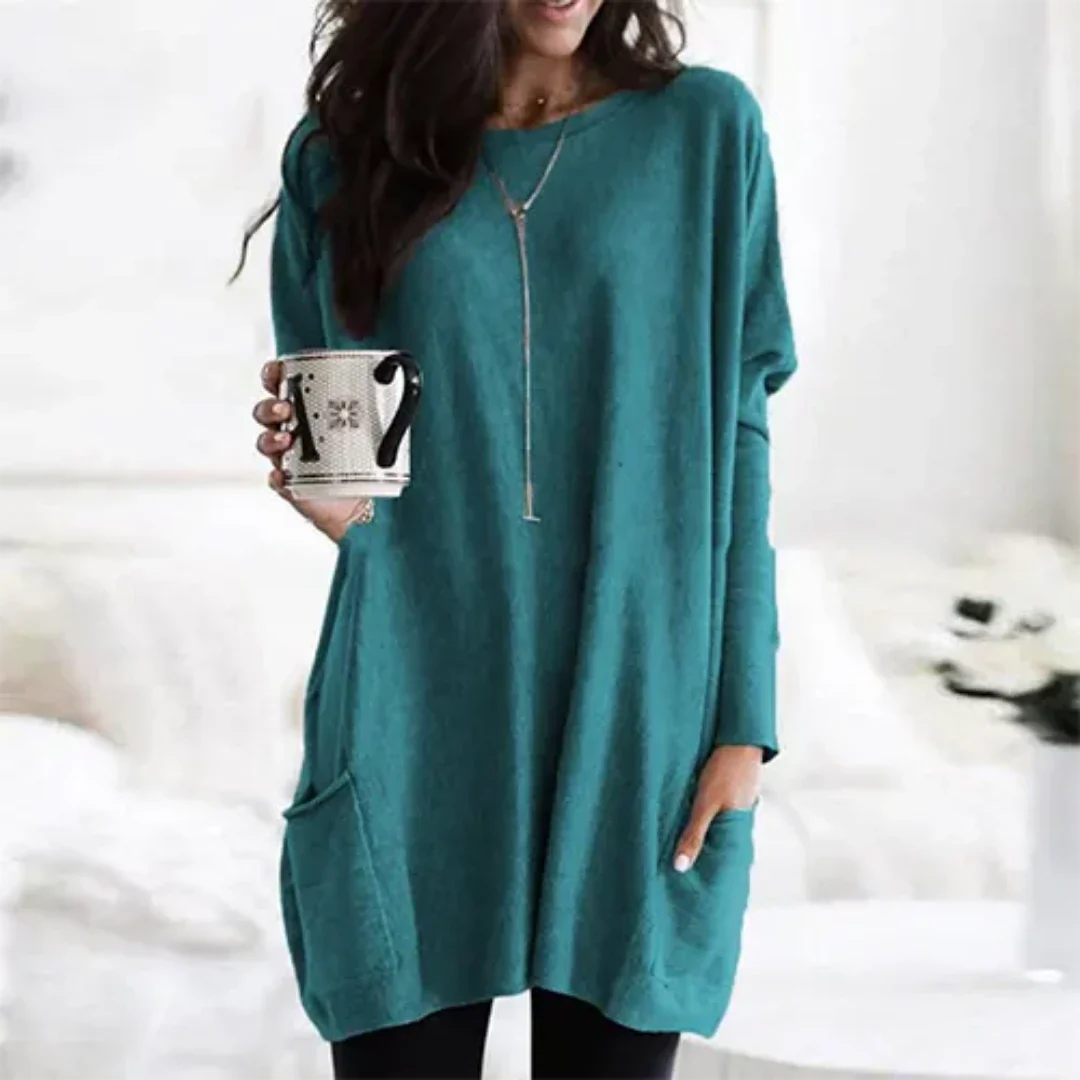 Aylen | Damen Lange Pullover | Warme