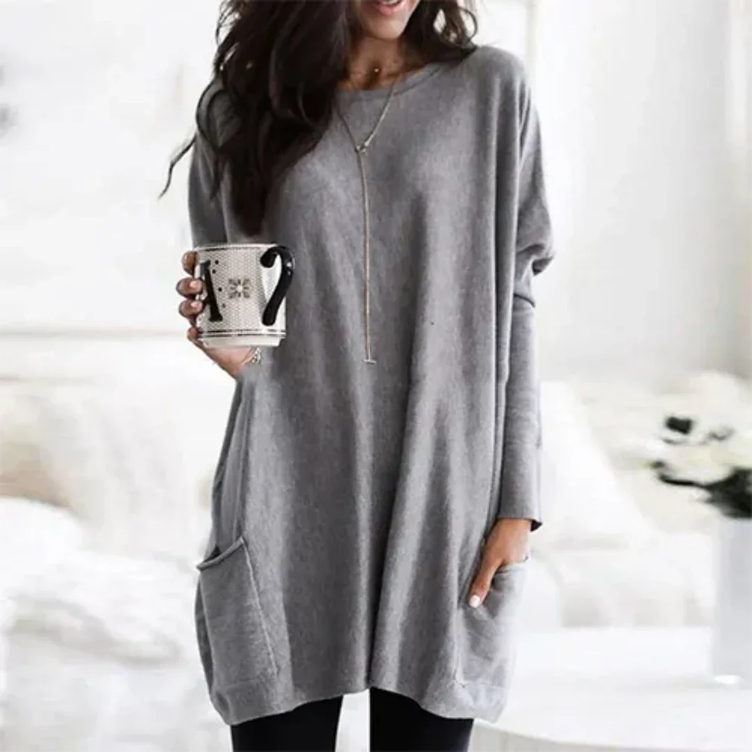 Aylen | Damen Lange Pullover | Warme