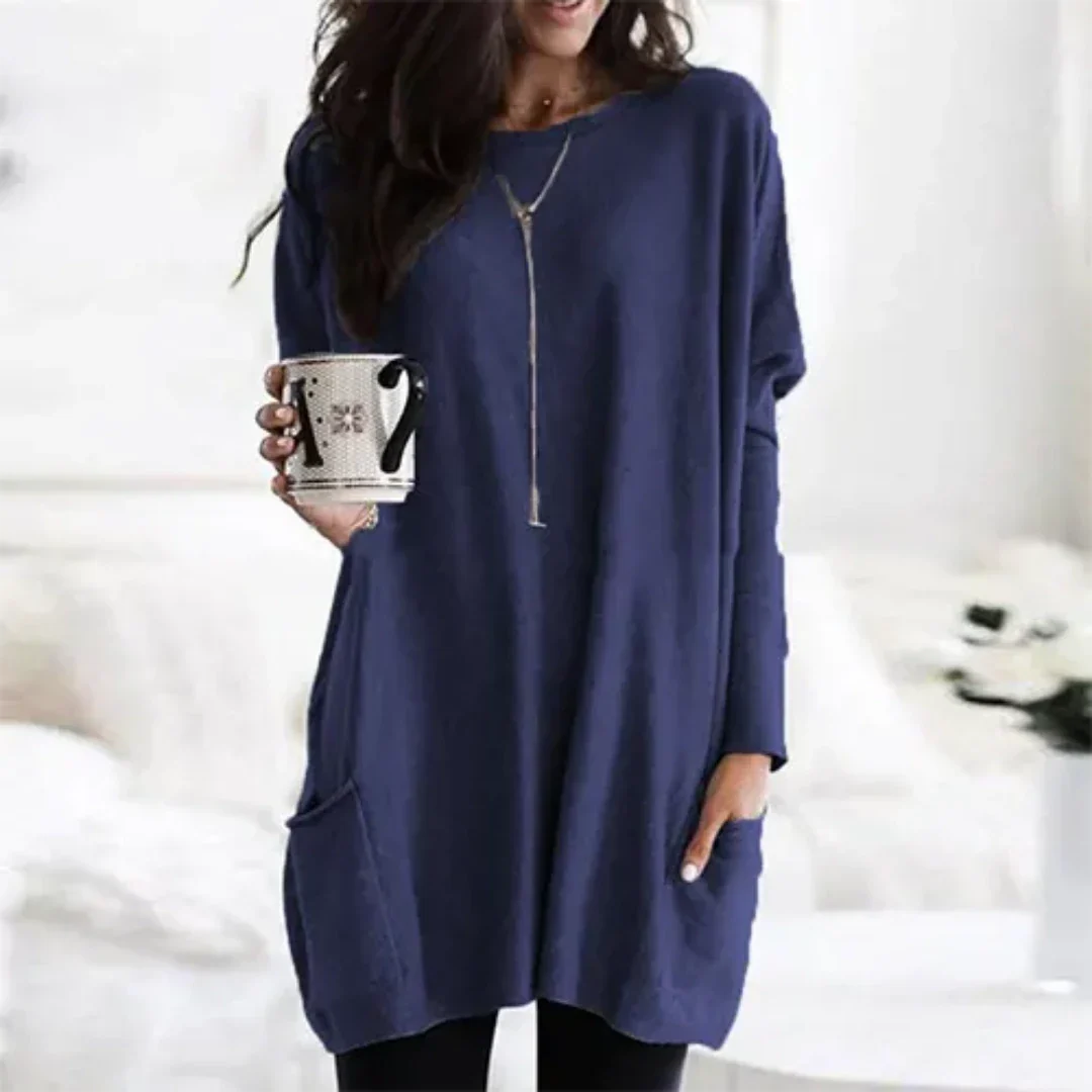Aylen | Damen Lange Pullover | Warme
