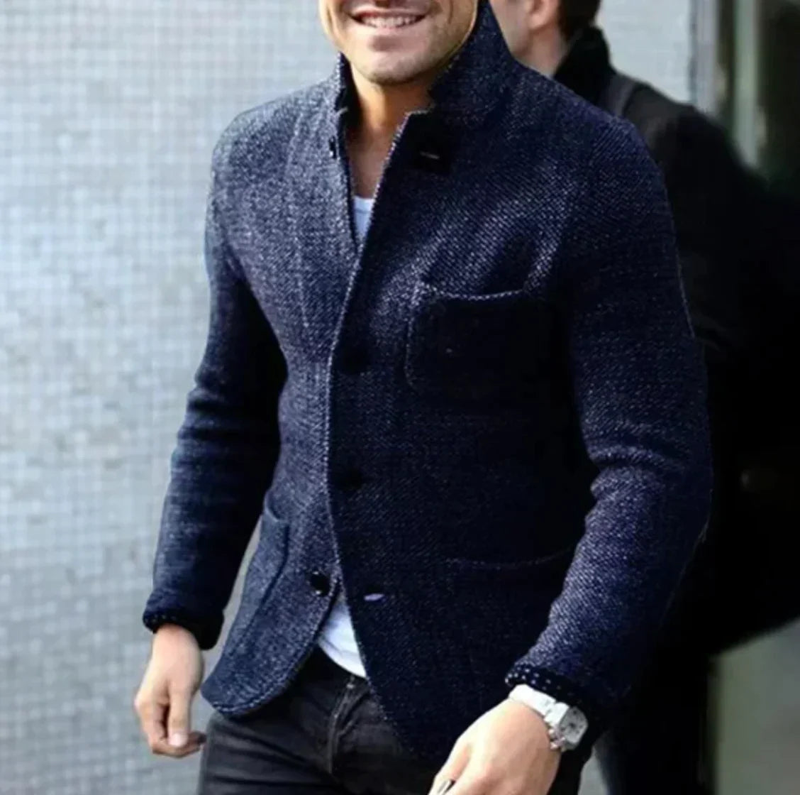 Stylische elegante Jacke mit Kragen