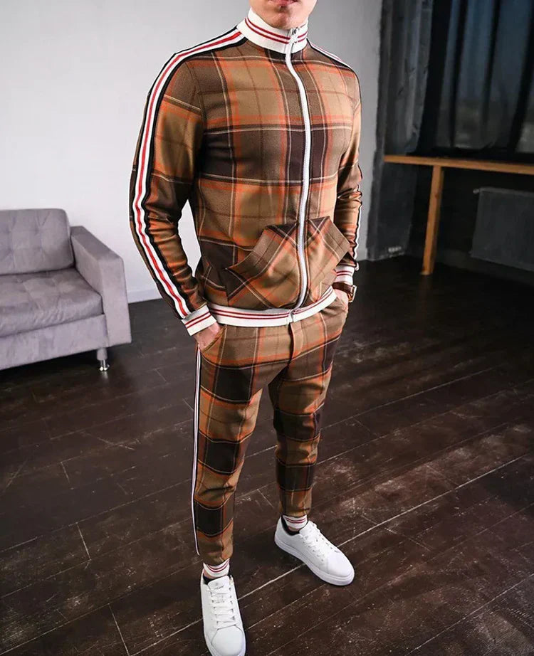 Winterjacke und Hosen-Set für Männer
