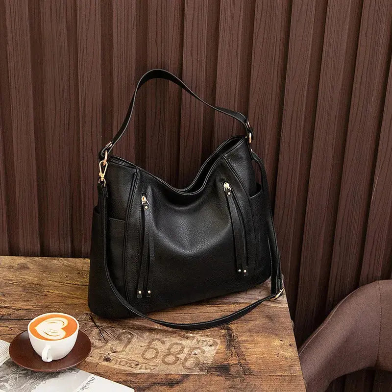 Blanches Eleganz | Luxuriöse Ledertasche
