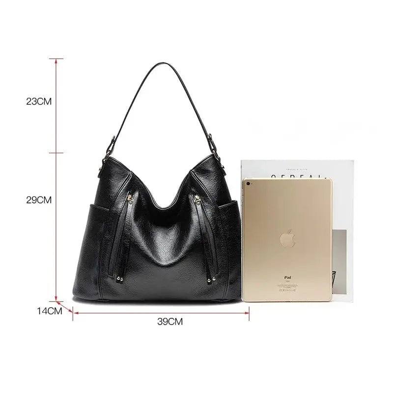 Blanches Eleganz | Luxuriöse Ledertasche