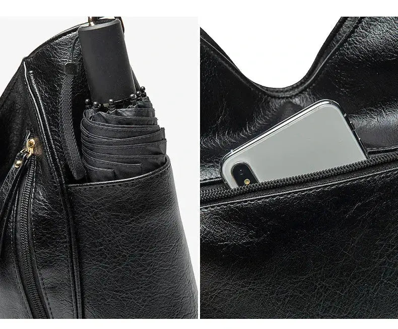 Blanches Eleganz | Luxuriöse Ledertasche