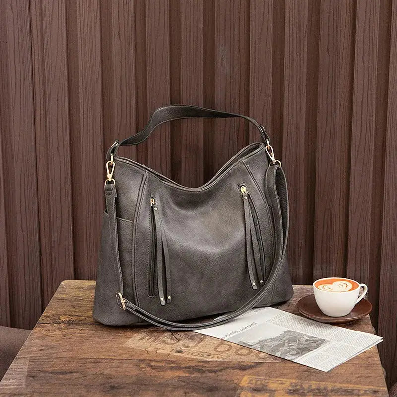 Blanches Eleganz | Luxuriöse Ledertasche