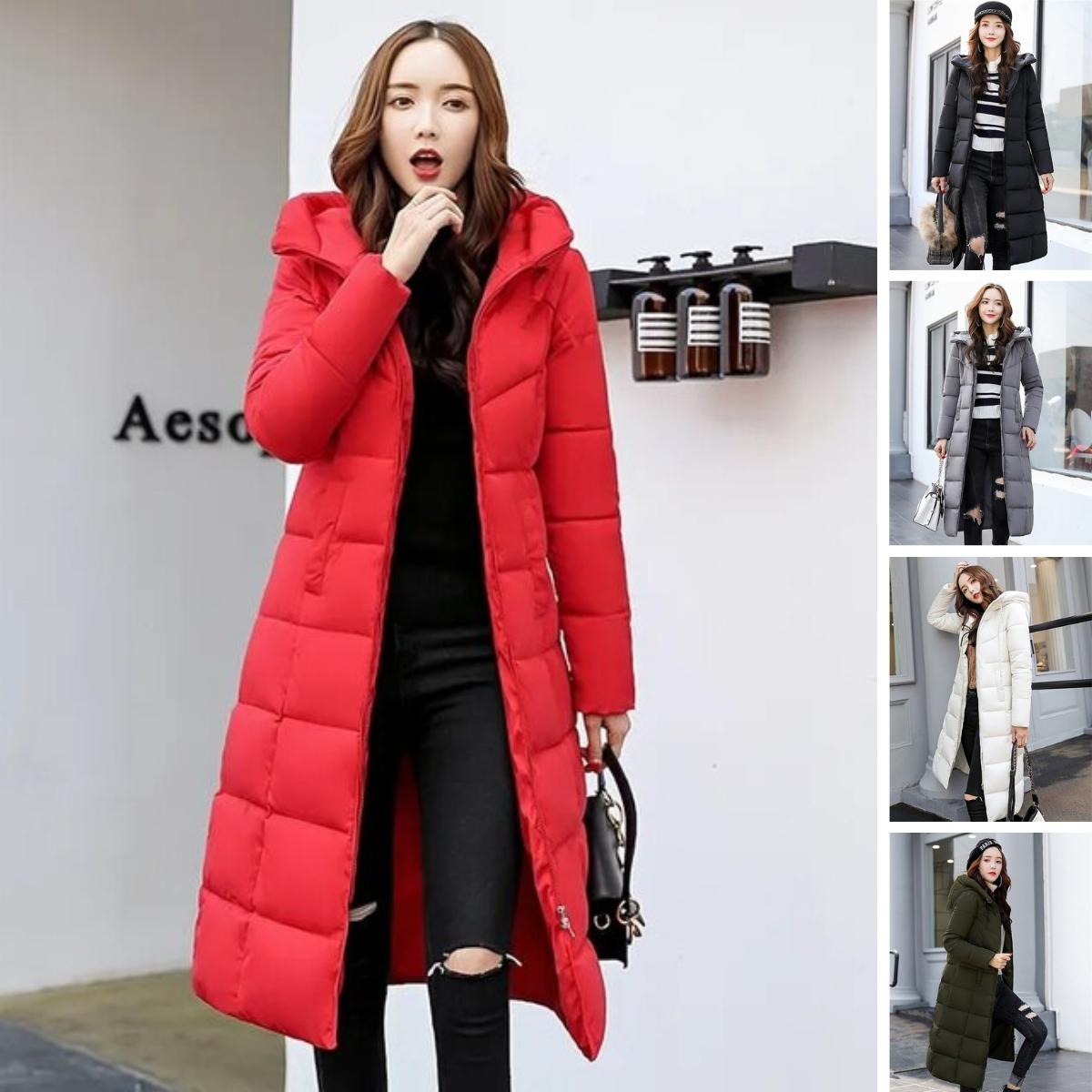 Winddichter Winterparka für Damen