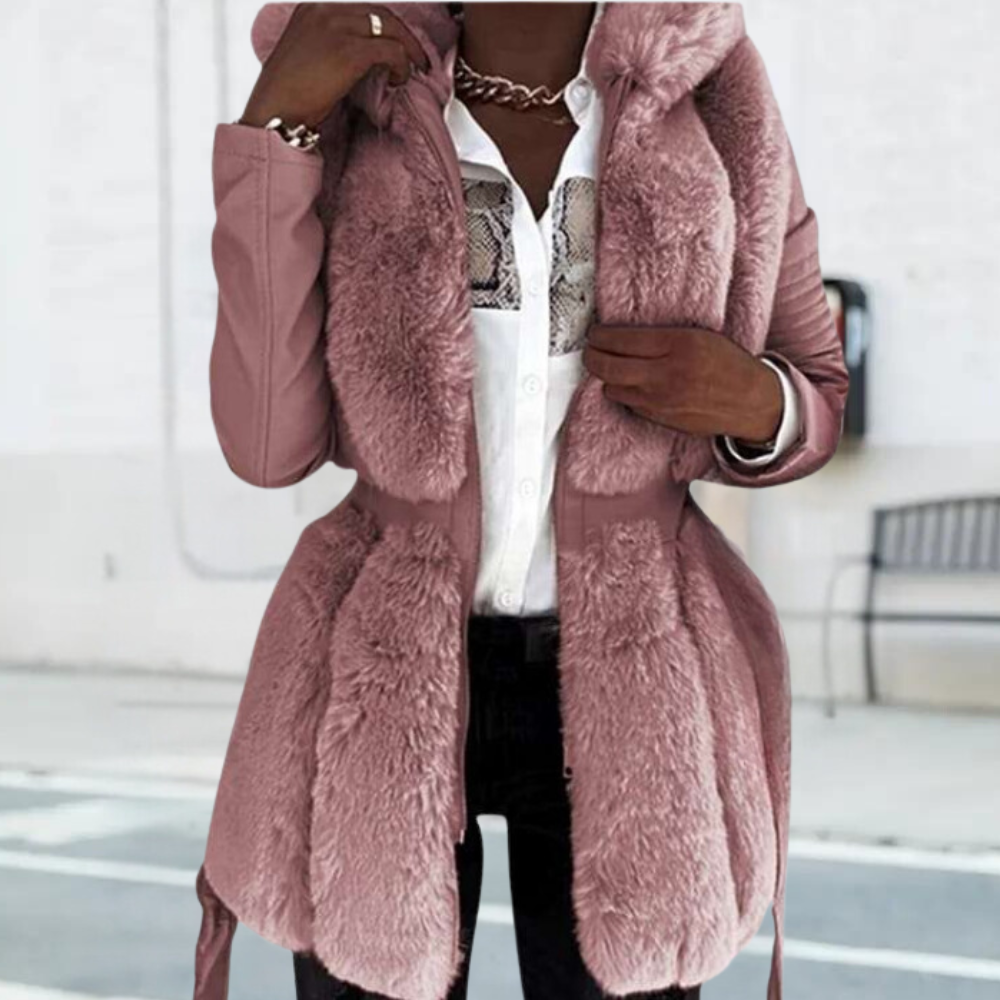 Modische Damenjacke mit Kapuze