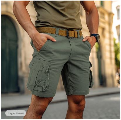 Cargoshorts Herren Sommer atmungsaktiv elegant – Vanturo