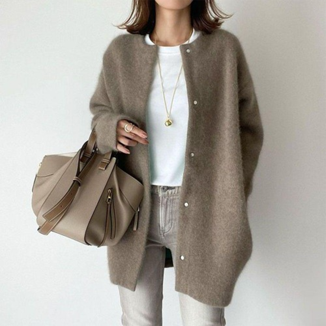 Gunnel™ | Elegante Oversized Strickjacke