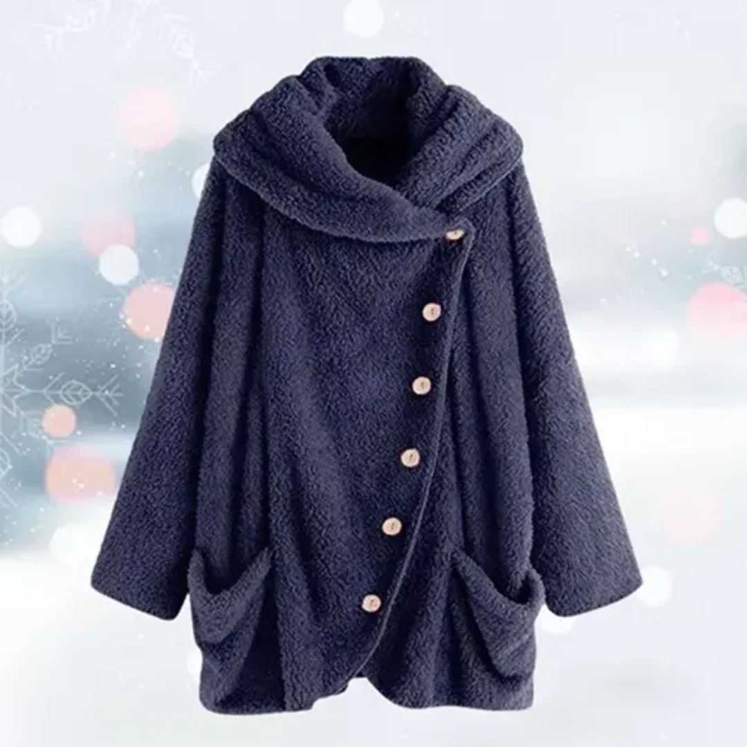 Cuebin | Damen Winter Kapuze Strickjacke | Warme