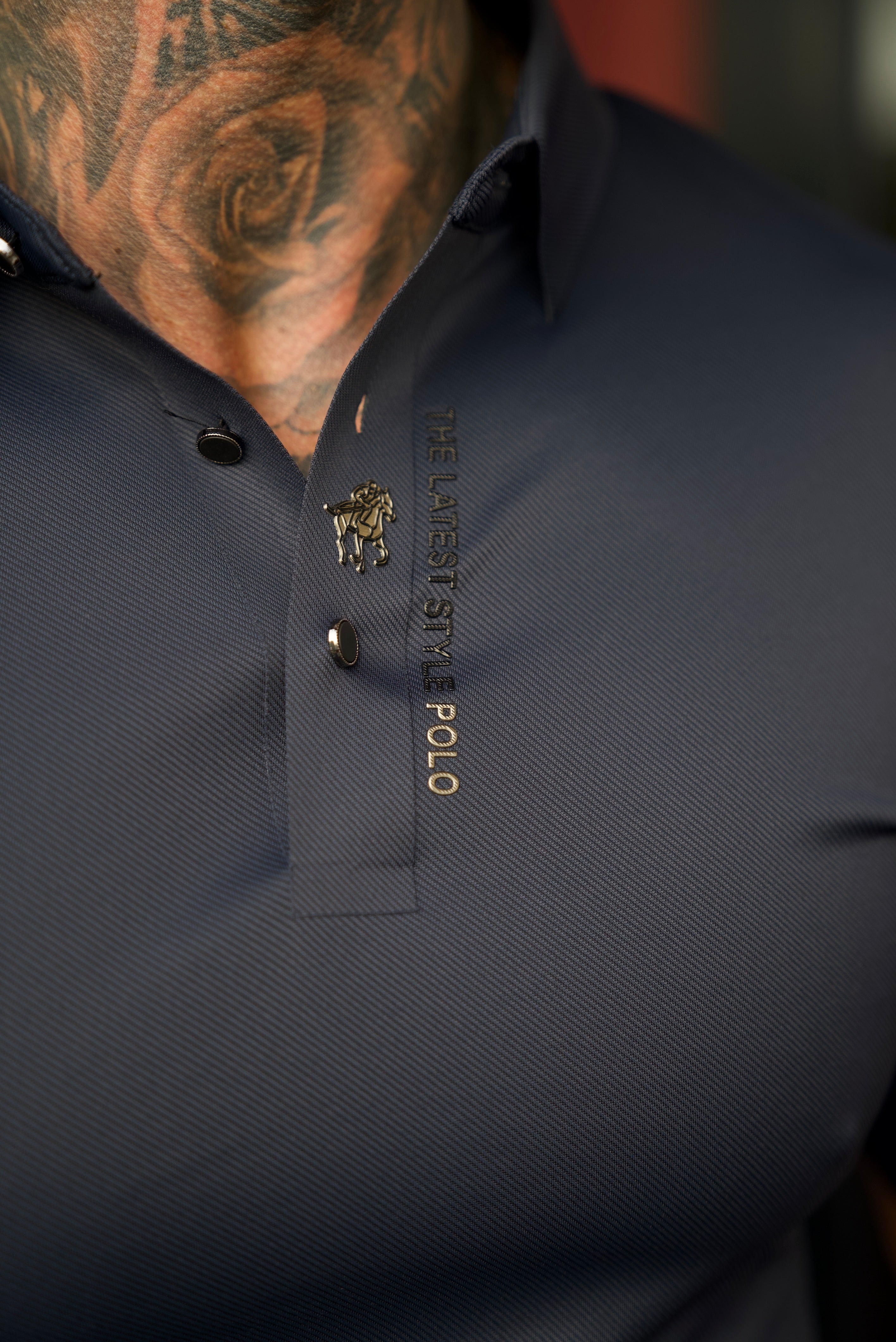 Muscle Fit Polo Herren Elegant Zeitlos Modern – Fabio