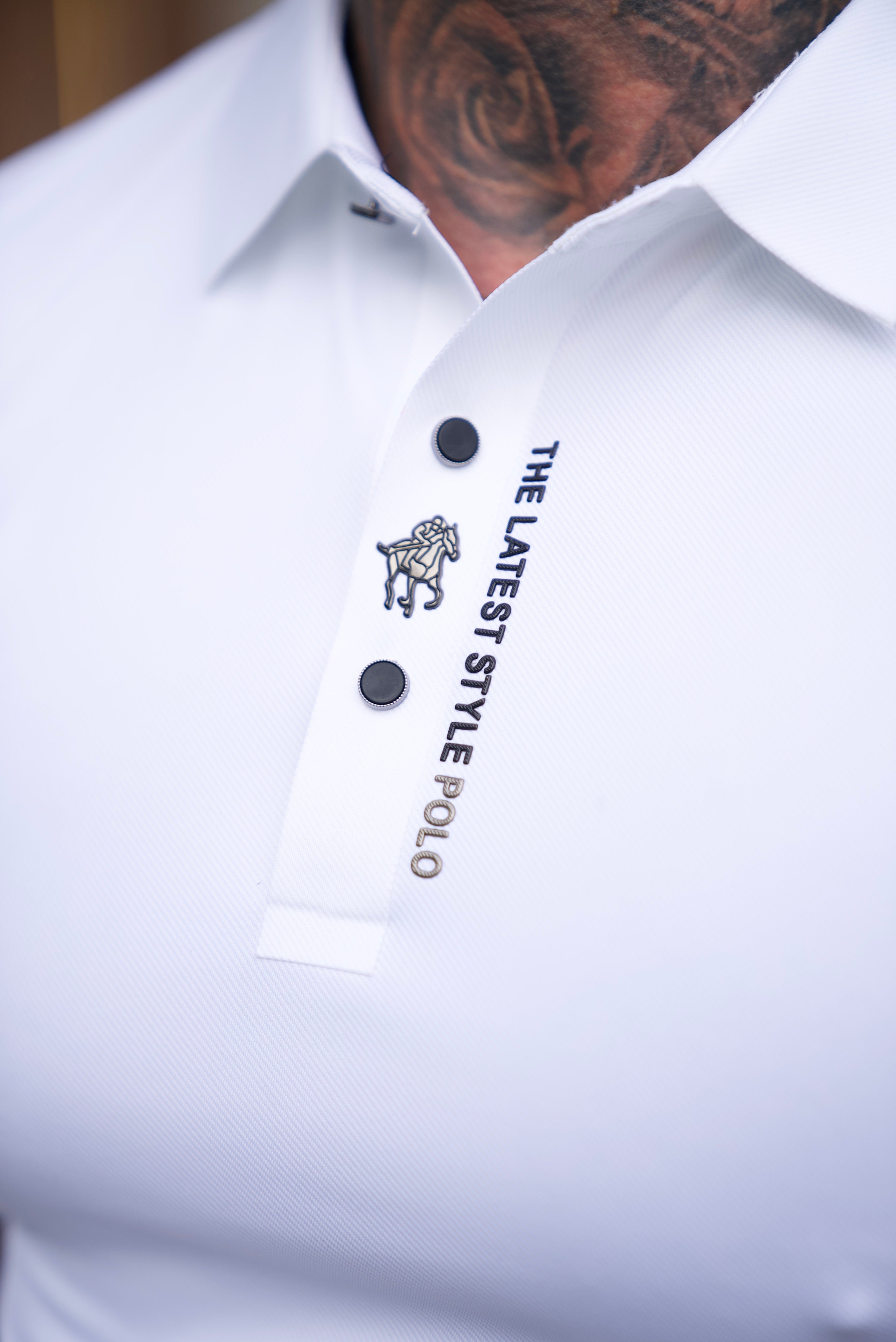 Muscle Fit Polo Herren Elegant Zeitlos Modern – Fabio