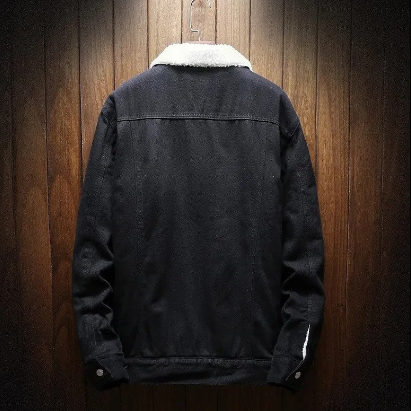 Essentials Jeansjacke | Winterjacke für Männer mit Fleecefutter