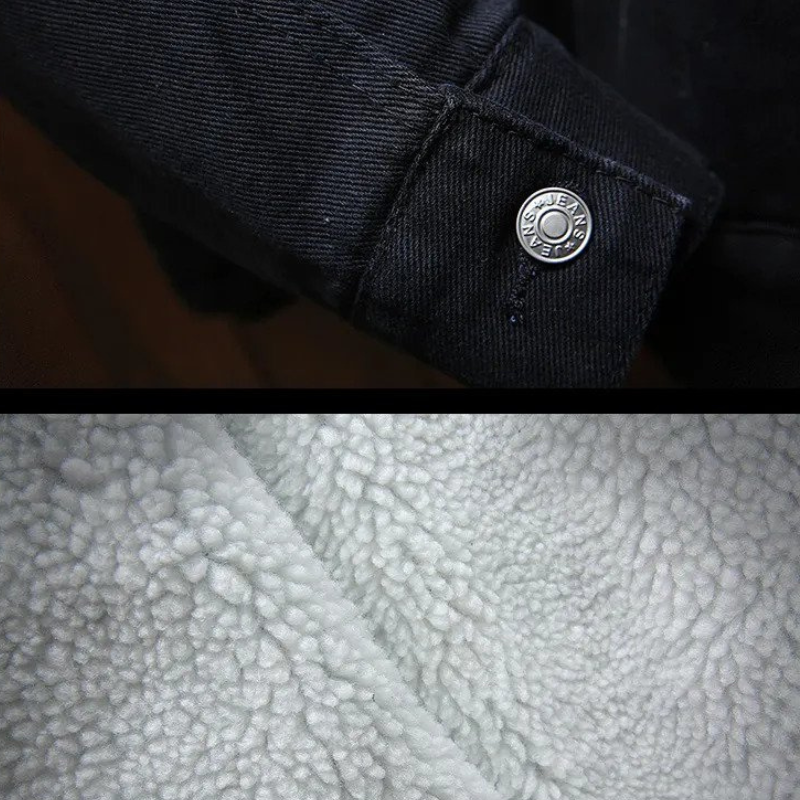 Essentials Jeansjacke | Winterjacke für Männer mit Fleecefutter
