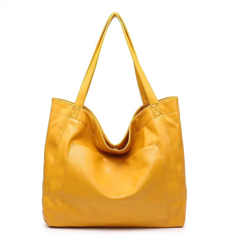 Ingrids | Handgefertigte Schultertasche aus weichem Leder